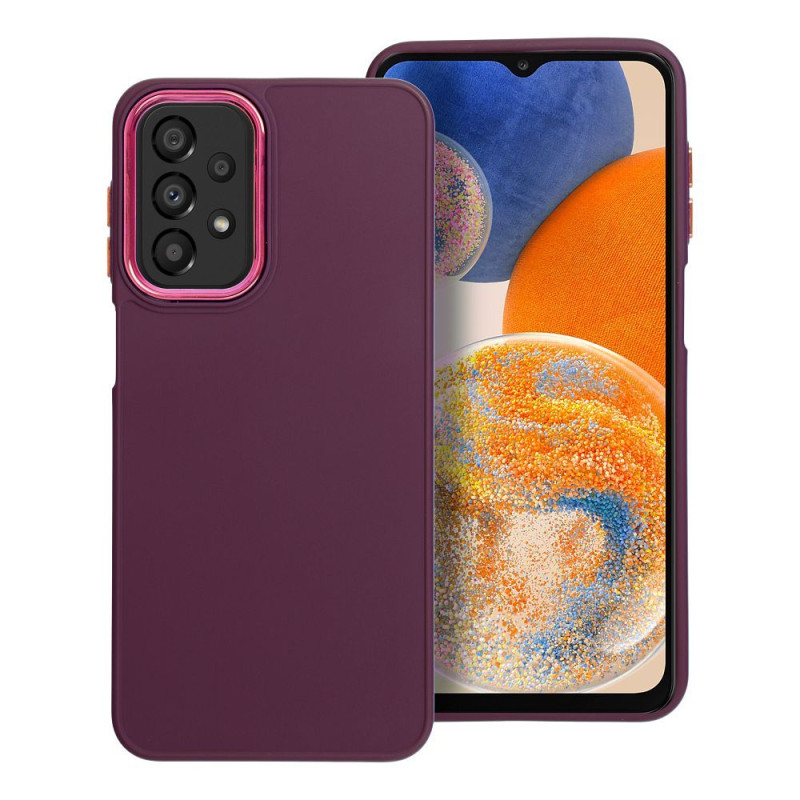 BACK-CASE FRAMED purple für SAMSUNG Galaxy A23 5G