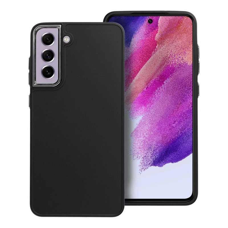 BACK-CASE FRAMED black für SAMSUNG Galaxy S21 FE
