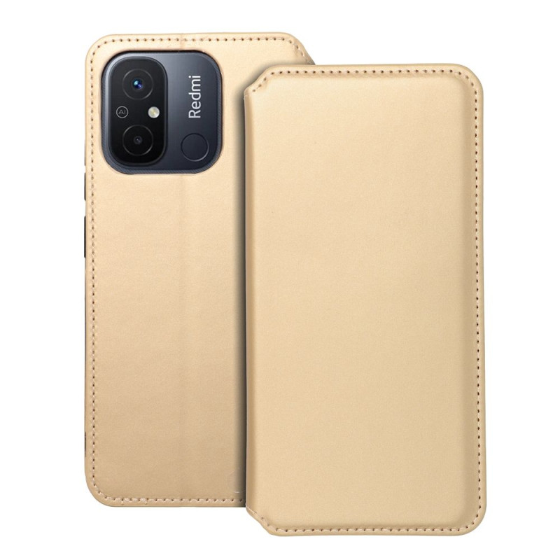 FLIPCASE DUALPOCKET gold für XIAOMI Redmi 12C