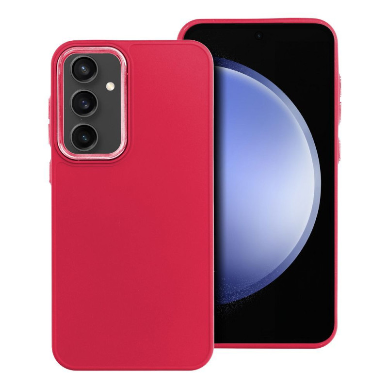 BACK-CASE FRAMED magenta für SAMSUNG Galaxy S23 FE