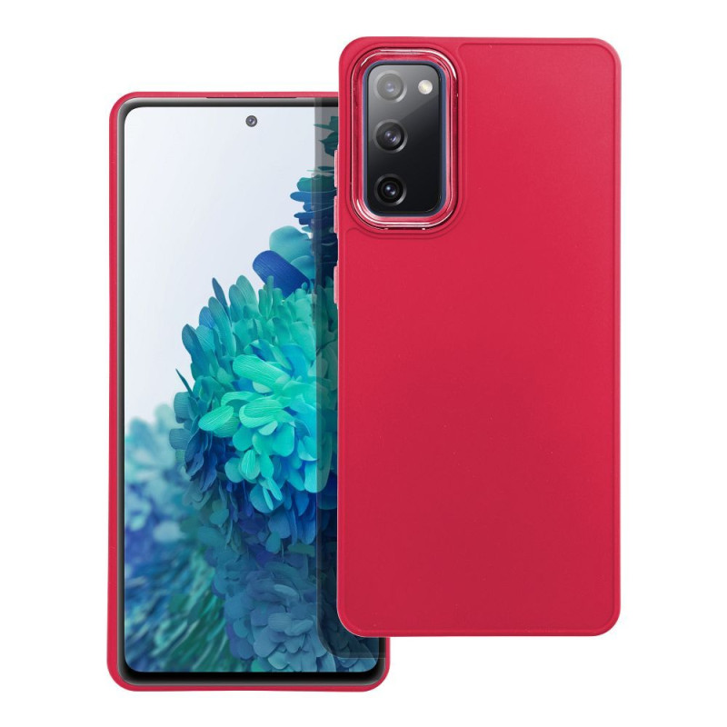 BACK-CASE FRAMED magenta für SAMSUNG Galaxy S20 FE