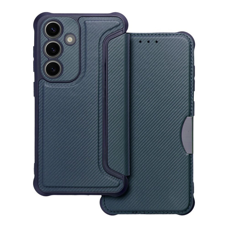 FLIPCASE RAZOR Carbon blau für SAMSUNG Galaxy S24
