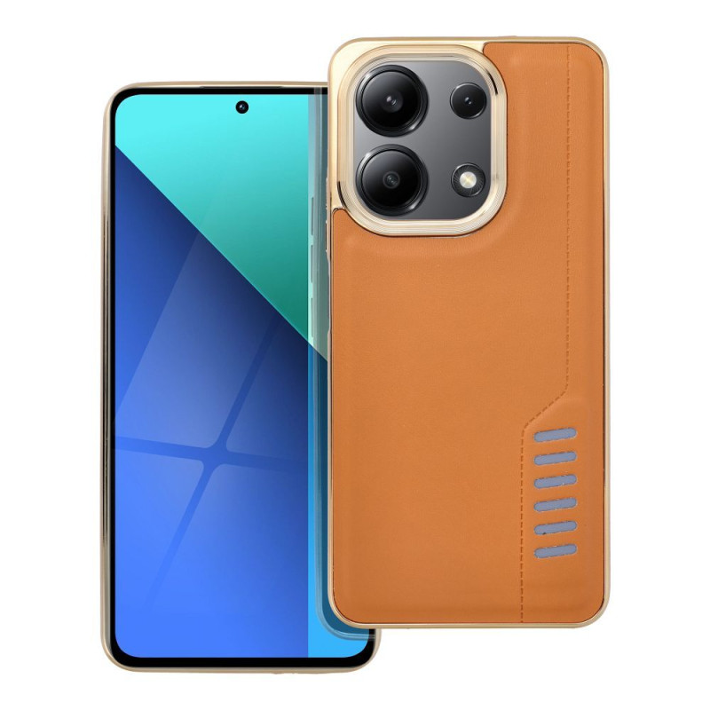 BACK-CASE MILANO braun für XIAOMI Redmi Note 13 4G