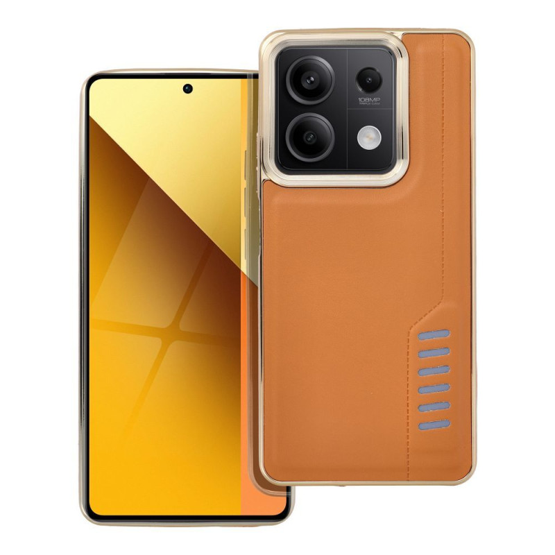 BACK-CASE MILANO braun für XIAOMI Redmi Note 13 5G