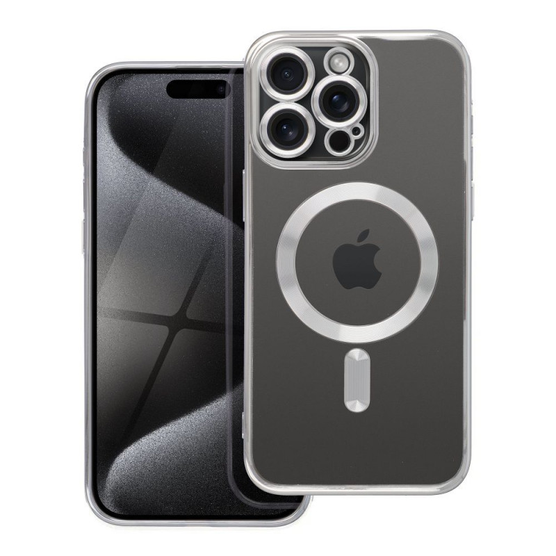 ELECTRO MAG COVER case compatible with MagSafe for IPHONE 15 Pro Max titanium ELECTRO MAG COVER case compatible with MagSafe for IPHONE 15 Pro Max titanium