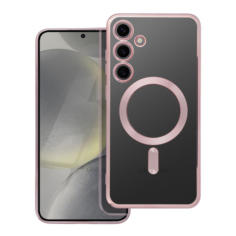 ELECTRO MAG COVER case compatible with MagSafe for SAMSUNG S24 Plus rose gold ELECTRO MAG COVER case compatible with MagSafe for SAMSUNG S24 Plus rose gold