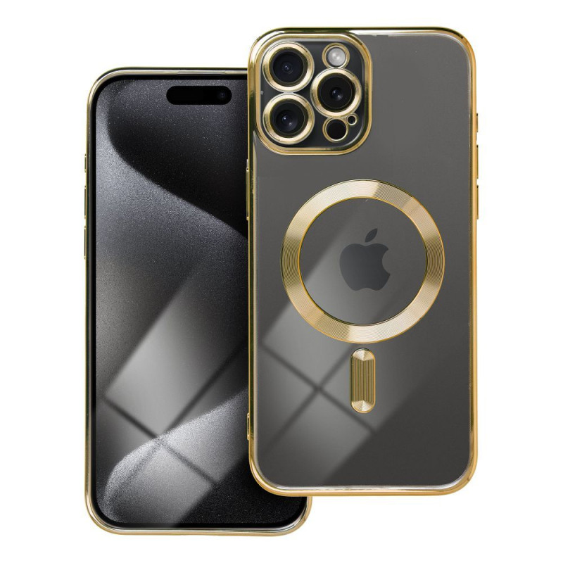 ELECTRO MAG COVER case compatible with MagSafe for IPHONE 15 Pro Max gold ELECTRO MAG COVER case compatible with MagSafe for IPHONE 15 Pro Max gold