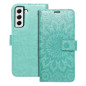 MEZZO Book case for SAMSUNG S21 FE mandala green MEZZO Book case for SAMSUNG S21 FE mandala green