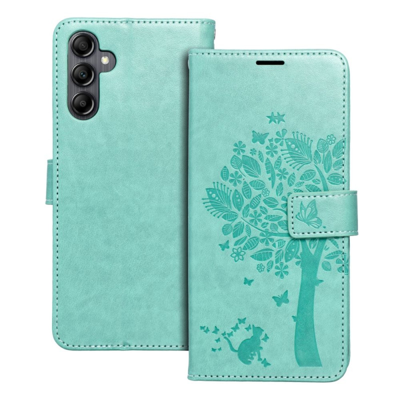MEZZO Book case for SAMSUNG A14 4G / A14 5G tree green MEZZO Book case for SAMSUNG A14 4G / A14 5G tree green