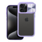 BACK-CASE SLIDE TWO violett (mit Kamera-Abdeckung) für APPLE iPhone 12 Pro Max