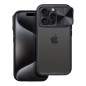 BACK-CASE SLIDE TWO schwarz (mit Kamera-Abdeckung) für APPLE iPhone 13 Pro