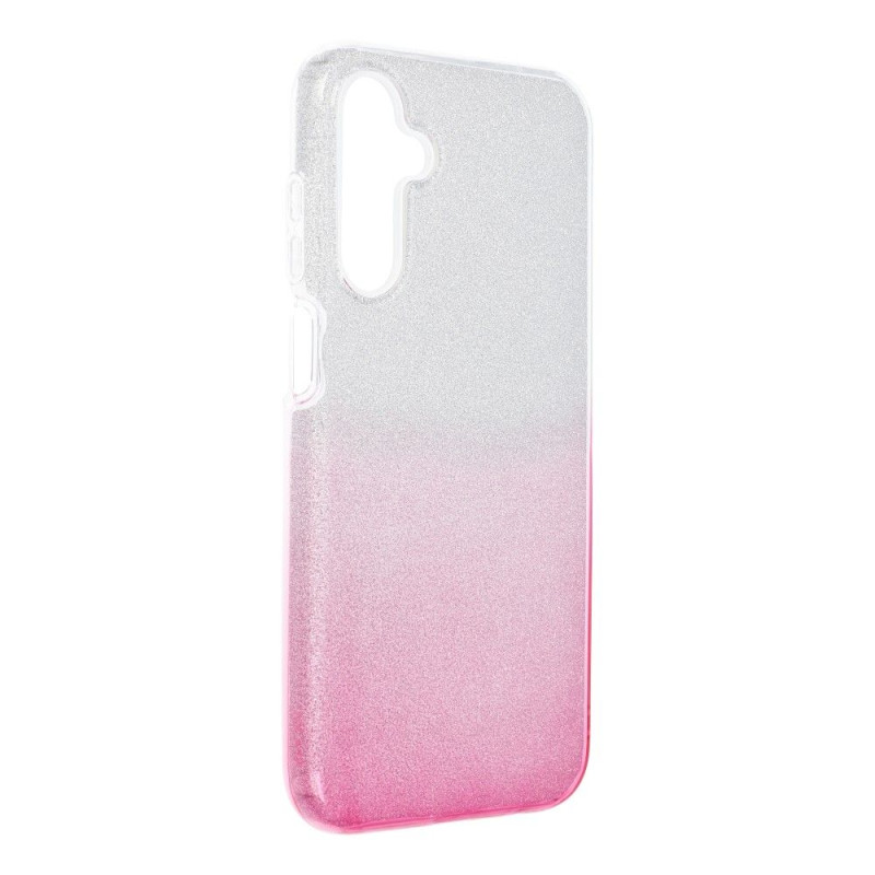 BACK-CASE SHINING GLITTER silver/pink für SAMSUNG Galaxy A15
