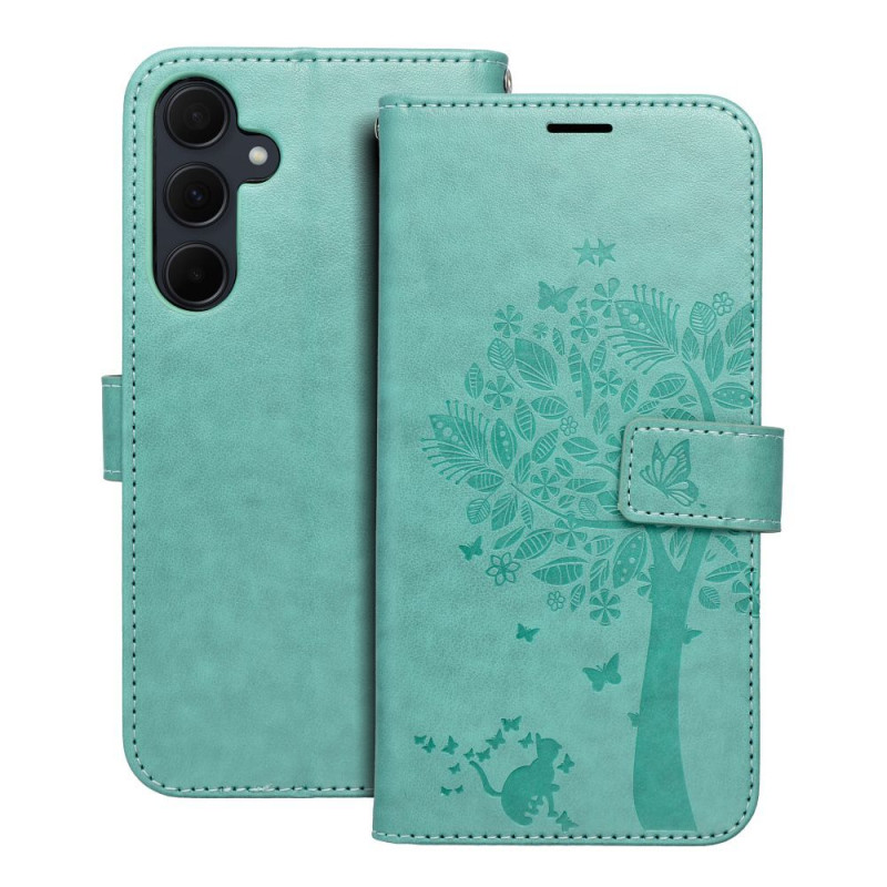 MEZZO Book case for SAMSUNG A35 5G tree green MEZZO Book case for SAMSUNG A35 5G tree green