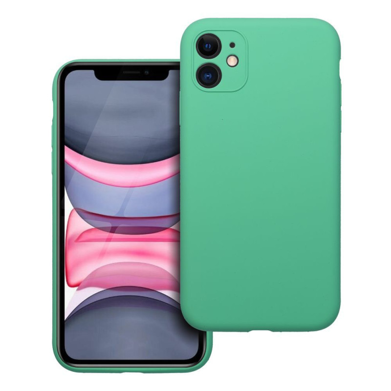 BACK-CASE Silikon PREMIUM mint für APPLE iPhone 11