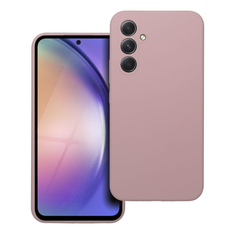BACK-CASE Silikon PREMIUM light pink für SAMSUNG Galaxy A54 5G