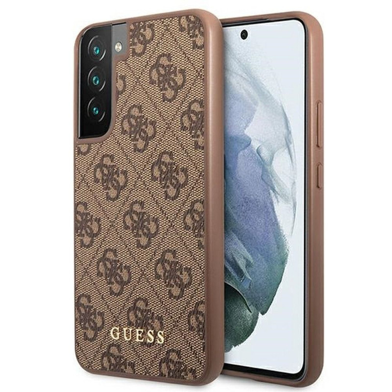 GUESS case for SAMSUNG S22 GUHCS22SG4GFBR (4G Metal Gold Logo) brown GUESS case for SAMSUNG S22 GUHCS22SG4GFBR (4G Metal Gold Logo) brown