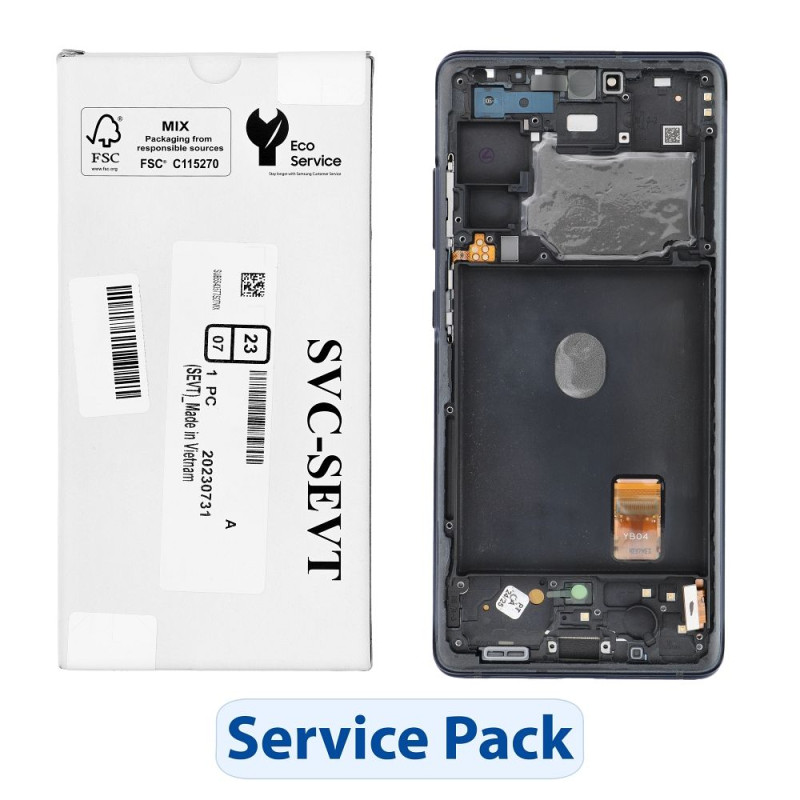 ServicePack LCD Display SAMSUNG S20 FE 4G 5G GH82-24219A Blue ServicePack LCD Display SAMSUNG S20 FE 4G 5G GH82-24219A Blue