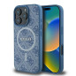 GUESS case for IPHONE 16 Pro compatible with MagSafe GUHMP16LG4GFRB (PU 4G Ring Classic Logo) blue GUESS case for IPHONE 16 Pro compatible with MagSafe GUHMP16LG4GFRB (PU 4G Ring Classic Logo) blue