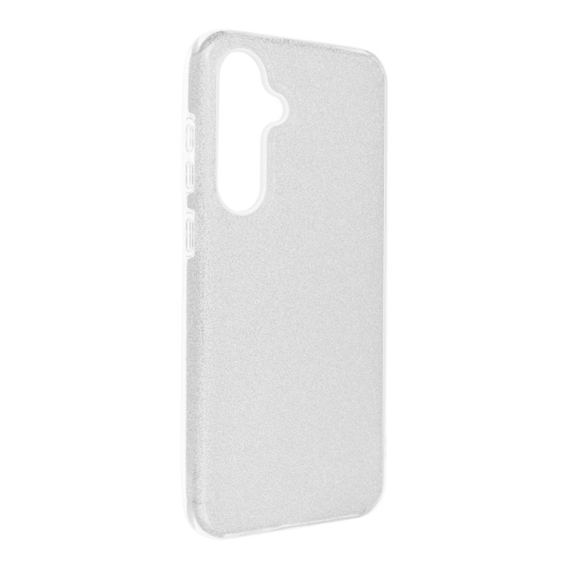 BACK-CASE SHINING GLITTER silber für SAMSUNG Galaxy S24 FE