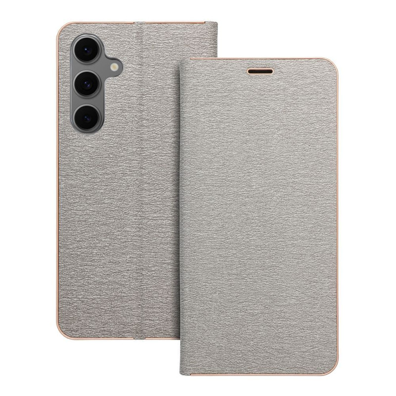 FLIPCASE LUNA GOLD silber für SAMSUNG Galaxy S24 FE
