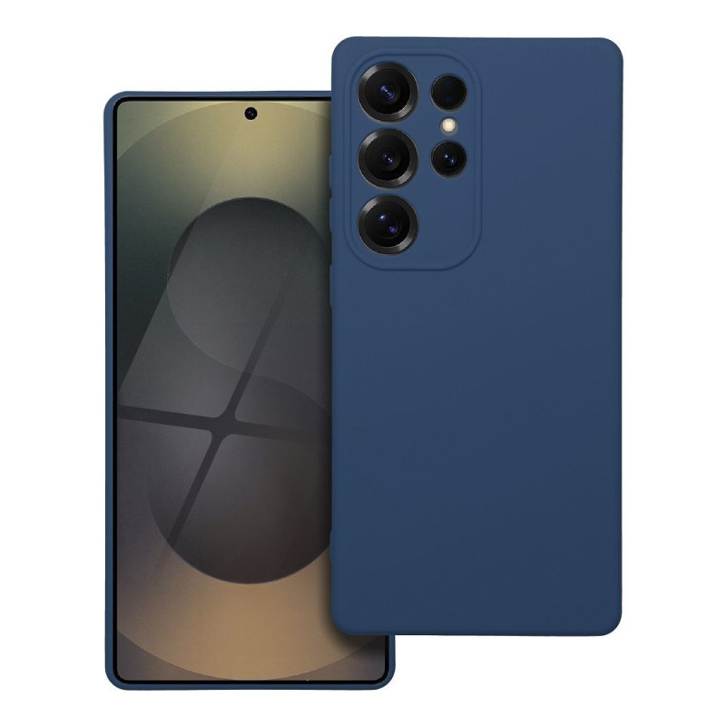 BACK-CASE Silikon navy für SAMSUNG Galaxy S25 Ultra