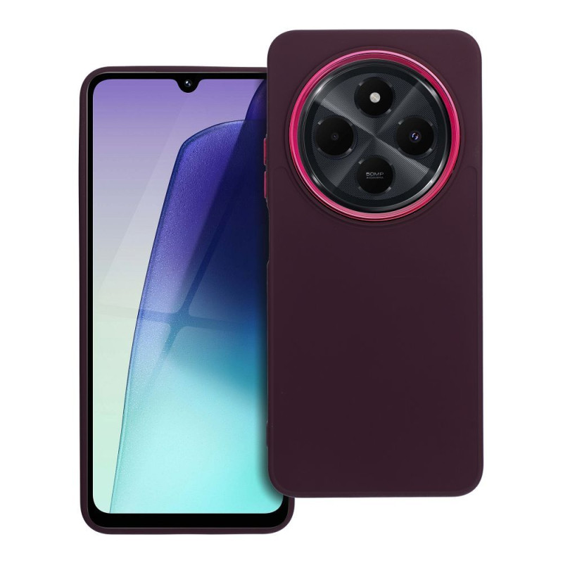BACK-CASE FRAMED purple für XIAOMI Redmi 14C