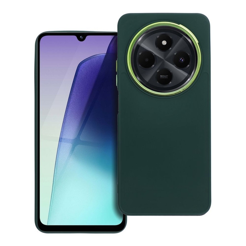 BACK-CASE FRAMED green für XIAOMI Redmi 14C