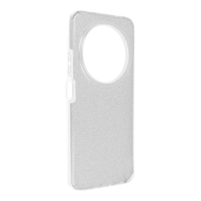 BACK-CASE SHINING GLITTER silber für XIAOMI Redmi 14C