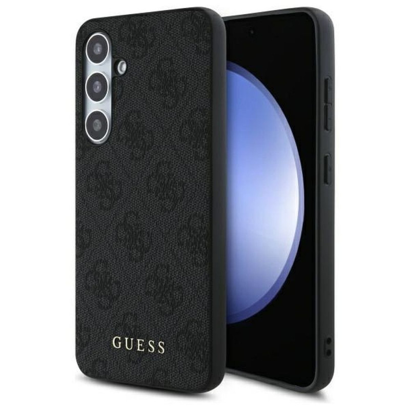 GUESS case for SAMSUNG S24 FE GUHCS24FEG4GFGR (HC PU 4G Metal Logo) grey GUESS case for SAMSUNG S24 FE GUHCS24FEG4GFGR (HC PU 4G Metal Logo) grey
