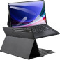 DUX DUCIS case DK foldable with Wireless Keyboard with backlight for SAMSUNG Tab S10 Ultra/S9 Ultra/S8 Ultra black