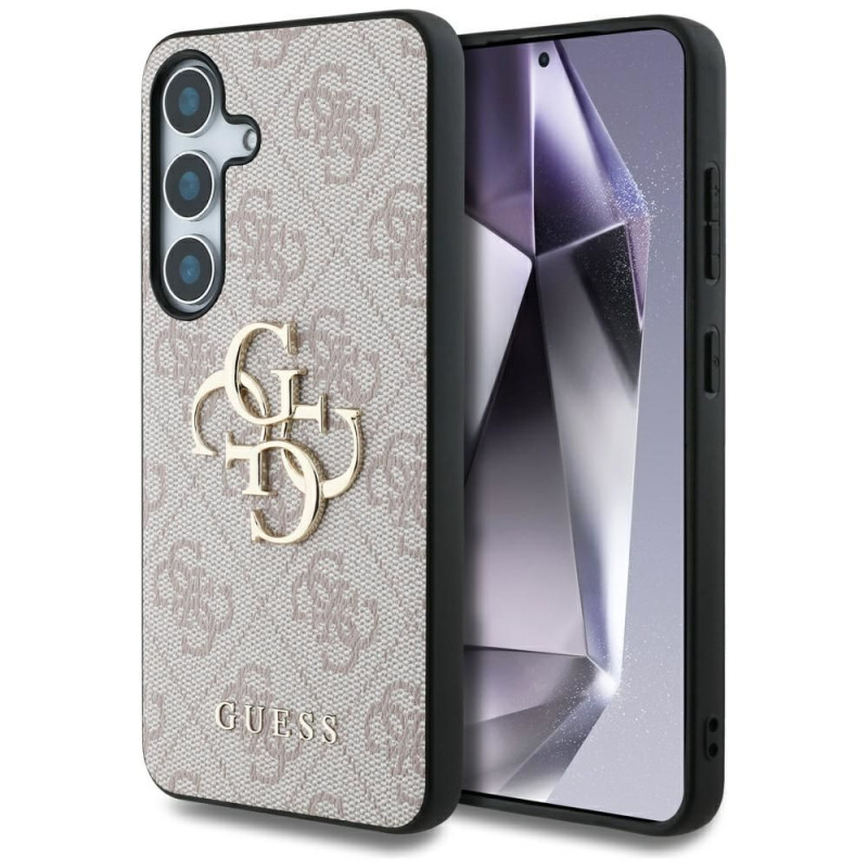 GUESS case for SAMSUNG S25 GUHCS25S4GMGPI (4G PU Big Logo) pink GUESS case for SAMSUNG S25 GUHCS25S4GMGPI (4G PU Big Logo) pink