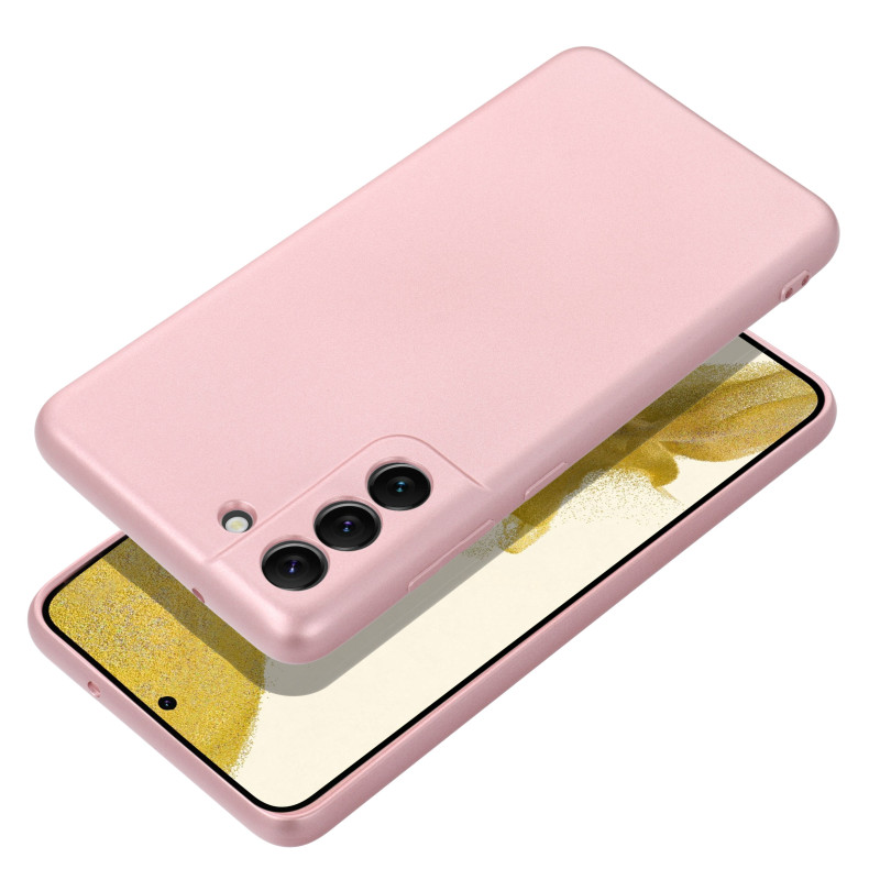 BACK-CASE METALLIC PINK für SAMSUNG Galaxy S25 Edge