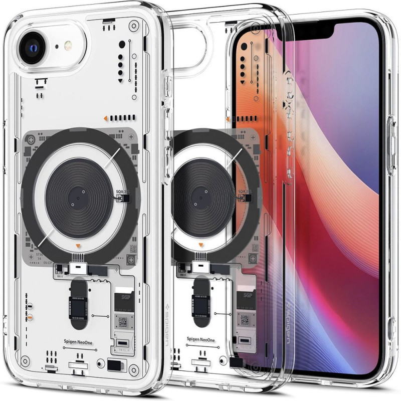SPIGEN case ULTRA HYBRID MAG compatible with MagSafe for IPHONE 16E 2025 neo one SPIGEN case ULTRA HYBRID MAG compatible with MagSafe for IPHONE 16E 2025 neo one
