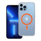 Drop Glue Colorful Ring Mag Cover compatible with MagSafe for IPHONE 13 PRO MAX orange