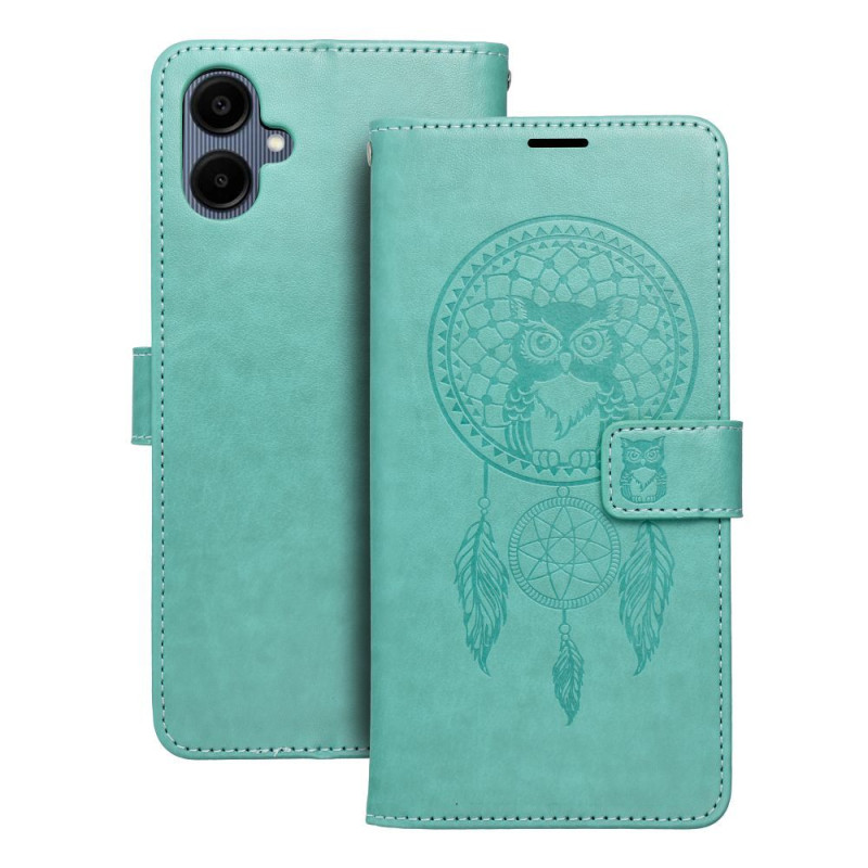 MEZZO Book case for SAMSUNG A06 dreamcatcher green MEZZO Book case for SAMSUNG A06 dreamcatcher green