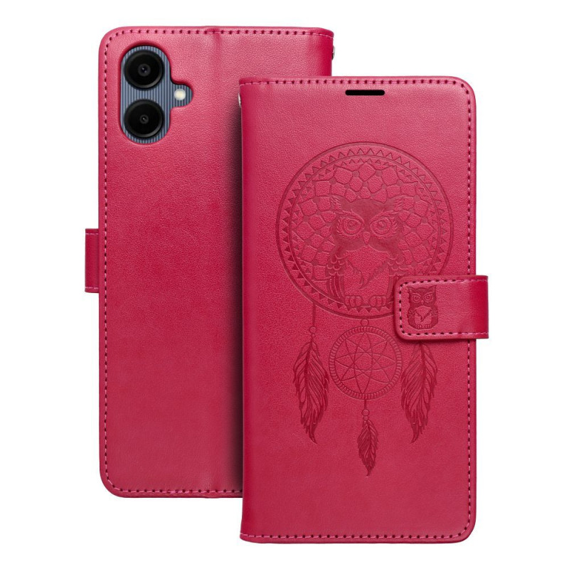 MEZZO Book case for SAMSUNG A06 dreamcatcher magenta MEZZO Book case for SAMSUNG A06 dreamcatcher magenta
