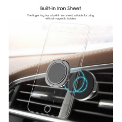 Ring Holder BASEUS ULTRASLIM black