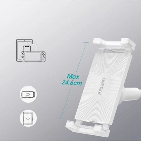 Choetech 2in1 Flex-Holder + Wireless Charger 10W white