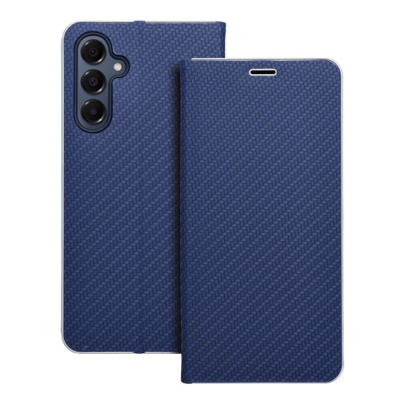 FLIPCASE LUNA Carbon blau für SAMSUNG Galaxy A16