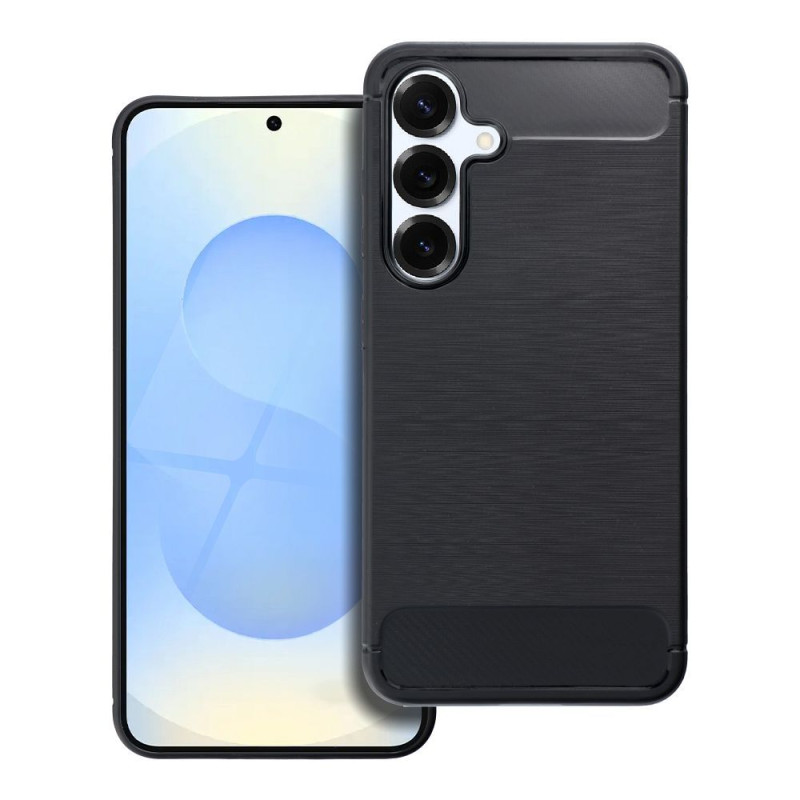 BACK-CASE Carbon schwarz für SAMSUNG Galaxy S25