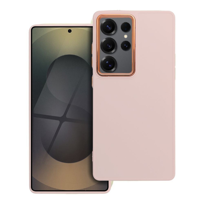 BACK-CASE FRAMED powder pink für SAMSUNG Galaxy S25 Ultra