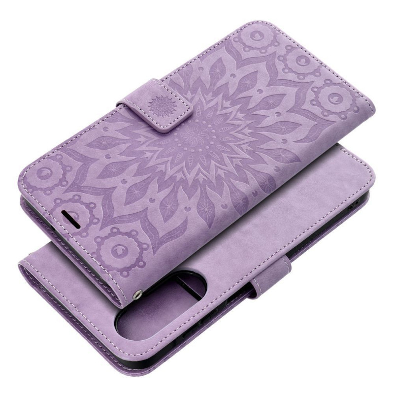MEZZO Book case for SAMSUNG A56 5G mandala purple MEZZO Book case for SAMSUNG A56 5G mandala purple