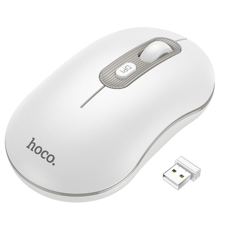 HOCO wireless computer mouse 2,4G 1600 dpi GM21 white HOCO wireless computer mouse 2,4G 1600 dpi GM21 white