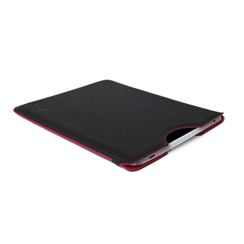 GeckoGear Traveller Syntetic Leather Sleeve Midnight (black/red)