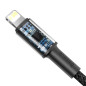 Baseus USB Type C - Lightning cable Power Delivery fast charge 20 W 2 m black (CATLGD-A01)