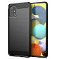 BACK-CASE Carbon schwarz für SAMSUNG Galaxy A51