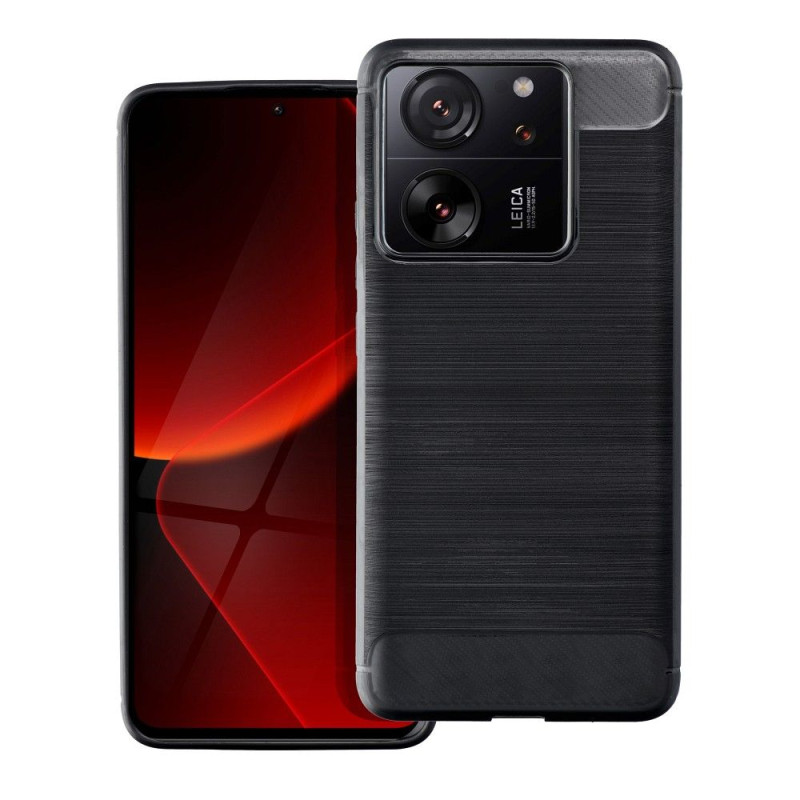 BACK-CASE Carbon schwarz für XIAOMI 13