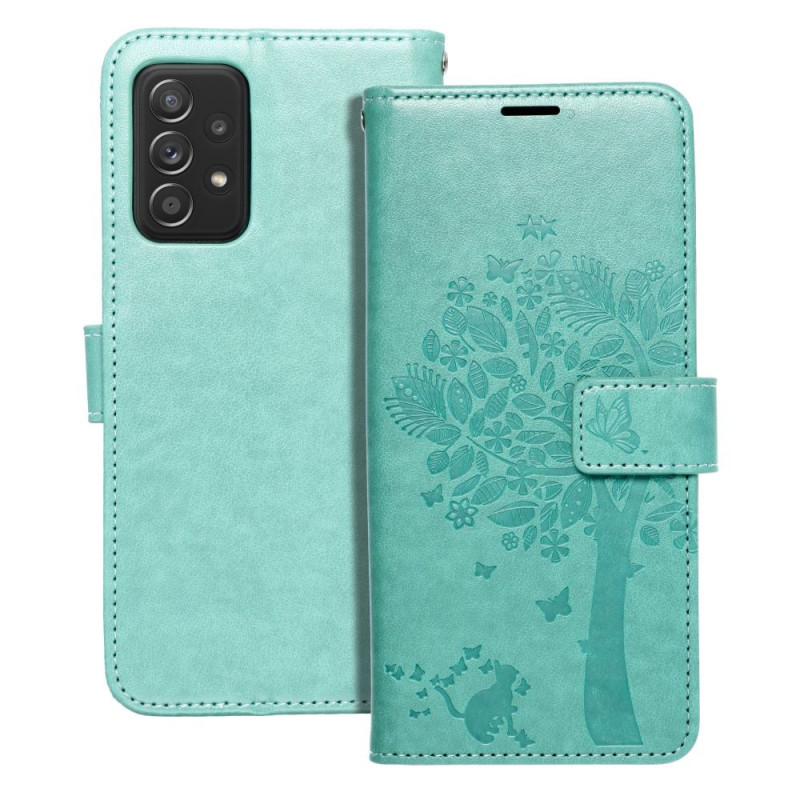 MEZZO Book case for SAMSUNG A52 5G / A52 LTE ( 4G ) / A52s 5G tree green MEZZO Book case for SAMSUNG A52 5G / A52 LTE ( 4G ) / A52s 5G tree green
