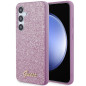 GUESS case for SAMSUNG S24 GUHCS24SHGGSHU (Glitter Script) purple