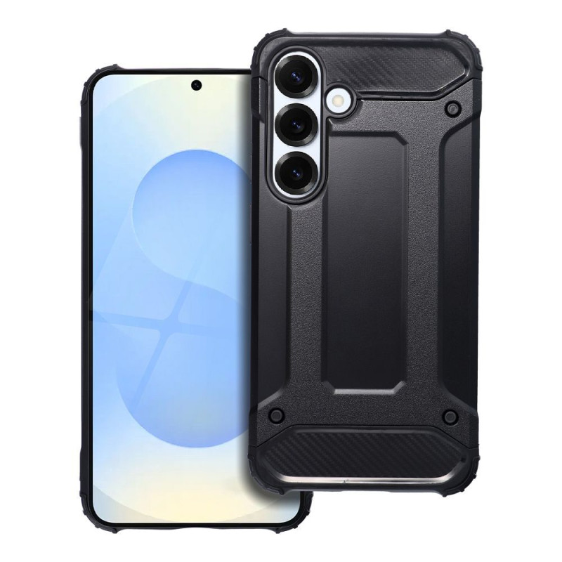 BACK-CASE Armor schwarz für SAMSUNG Galaxy S25